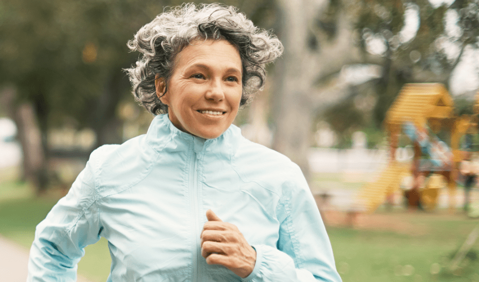 Woman jogging