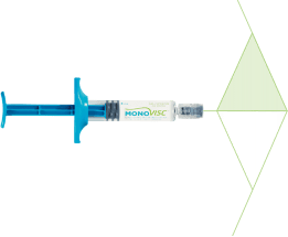 Monovisc needle